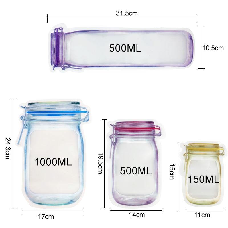 Reusable Mason Jar Bags